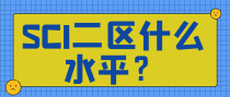 SCI二区什么水平？